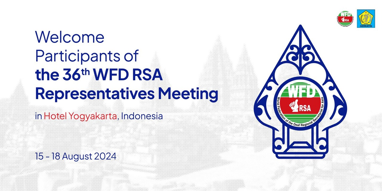 36th WFD RSA Representative Meetings 2024 Sign